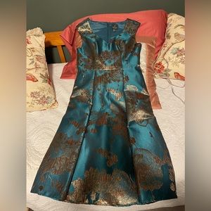 Adrianna Papell Jacquard Dress